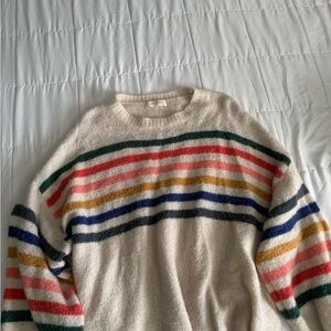 ARULA Cream Knit Sweater